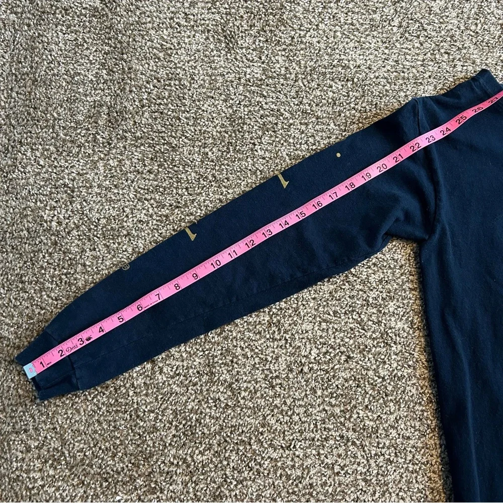 Simply Southern Small Navy blue Nana Bear long sleeve shirt, 100% cotton - Picture 5 of 6